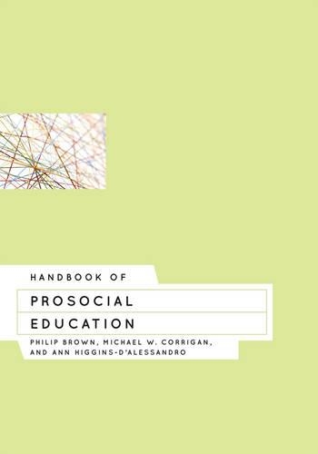 Handbook of Prosocial Education
