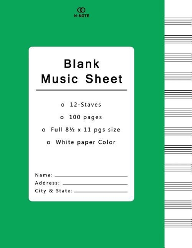 Blank Music Sheet