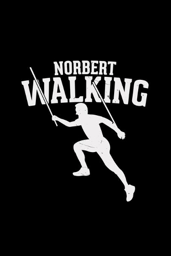 Norbert Walking: 6x9 NORDIC WALK - dotgrid - dot grid paper - notebook - notes