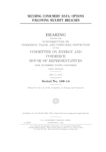 Securing consumers' data: options following security breaches