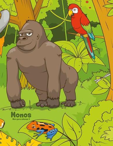 Monos libro para colorear 3: (3 Monos)
