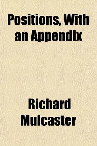 Positions, with an Appendix