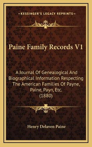 Paine Family Records V1