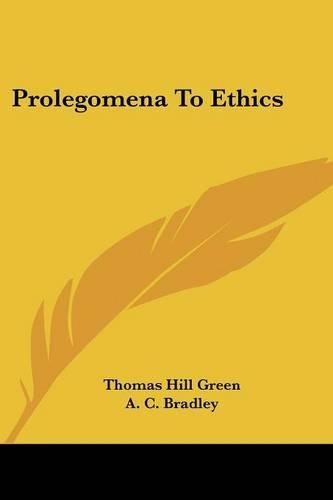 Prolegomena To Ethics