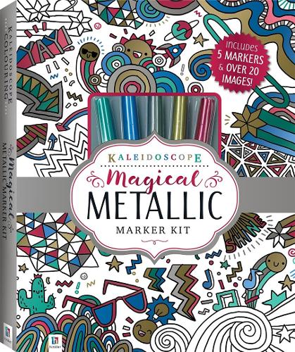 Kaleidoscope: Magical Metallic Marker Kit: (Colouring Kit)