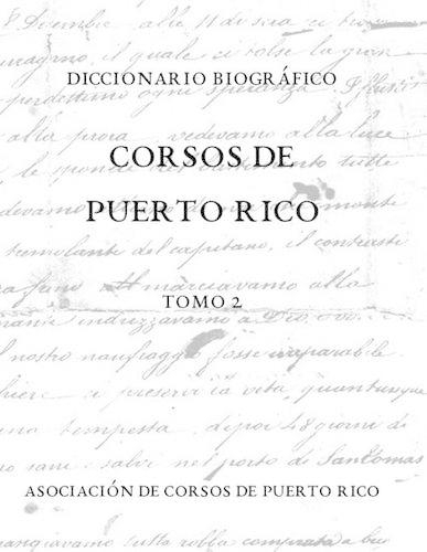 Diccionario Biogr�fico Corsos de Puerto Rico