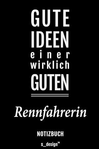 Notizbuch für Rennfahrer / Rennfahrerin: Originelle Geschenk-Idee [120 Seiten liniertes blanko Papier]