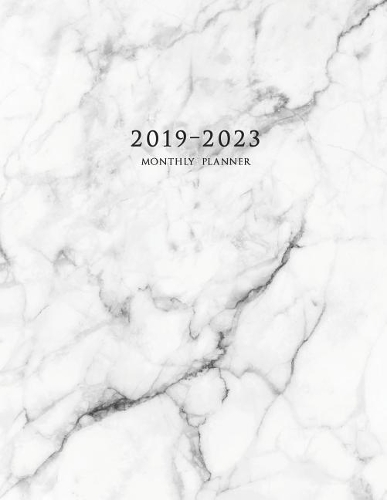 2019-2023 Monthly Planner: Five Year Planner 8.5 x 11 (Marble Planner Volume 7)