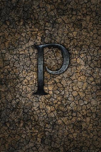 Monogram P Any Day Planner Notebook