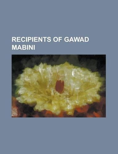 Recipients of Gawad Mabini