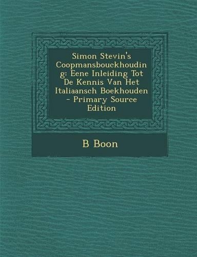 Simon Stevin's Coopmansbouckhouding