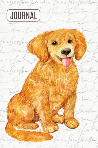 Lined Journal Notebook Golden Retriever: 150 Lined Pages Perfect For Writing, Journaling, Notes