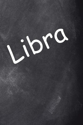 2019 Daily Planner Libra Zodiac Horoscope Chalkboard 384 Pages