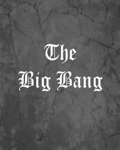 The Big Bang: An Offensive Cover Notebook, Lined, 8x10", 104 Pages