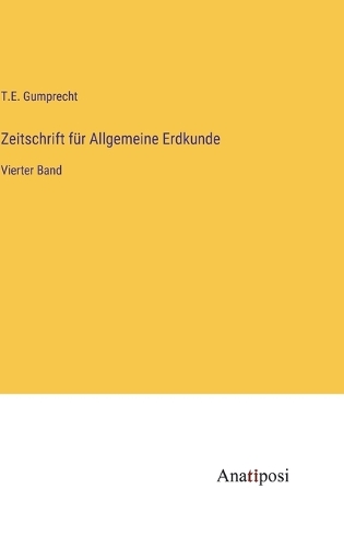 Zeitschrift für Allgemeine Erdkunde