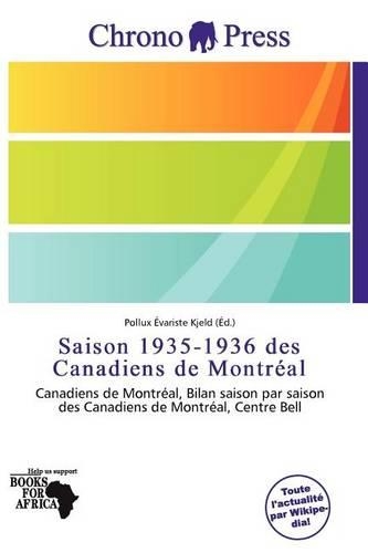 Saison 1935-1936 Des Canadiens de Montr Al