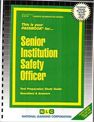 Senior Institution Safety Officer