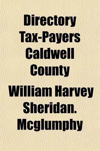 Directory Tax-Payers Caldwell County