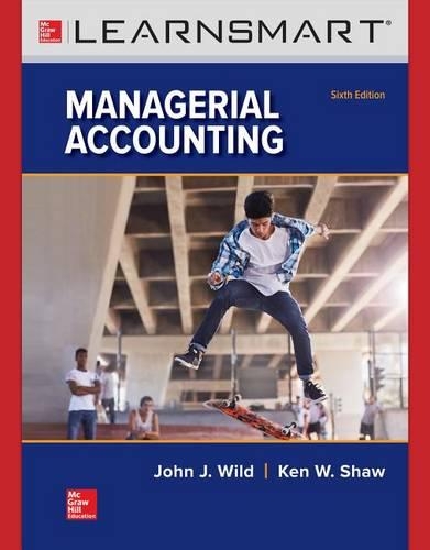 Learnsmart Standalone Access Card for Managerial Accounting