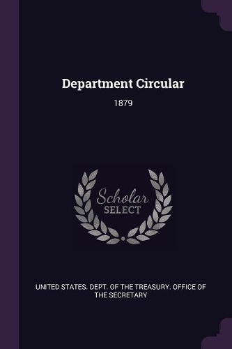 Department Circular: 1879