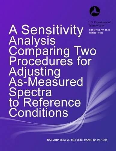 Sensitivity Analysis Comparing Two Procedures for Adjusting As-Measured Spectra to Reference Conditions: (English)