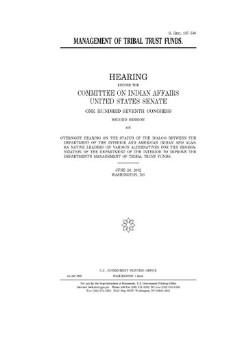 Management of tribal trust funds