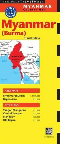 Myanmar (Burma) Travel Map Third Edition