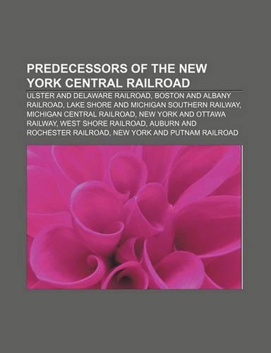 Predecessors of the New York Central Railroad