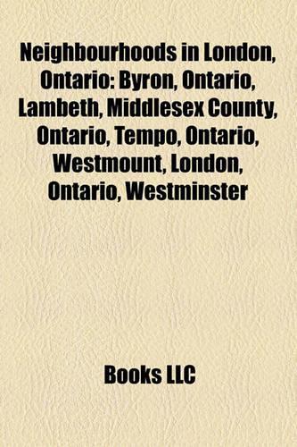 Neighbourhoods in London, Ontario