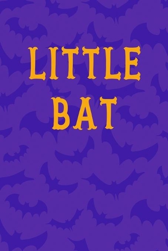 Little Bat: Notebook Journal Composition Blank Lined Diary Notepad 120 Pages Paperback Purple Bat K
