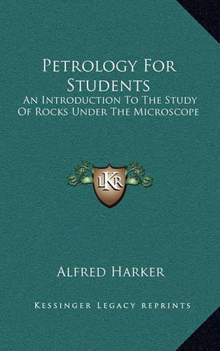 Petrology For Students