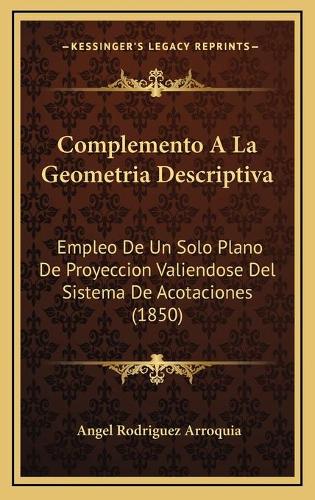 Complemento A La Geometria Descriptiva