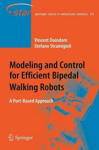Modeling and Control for Efficient Bipedal Walking Robots