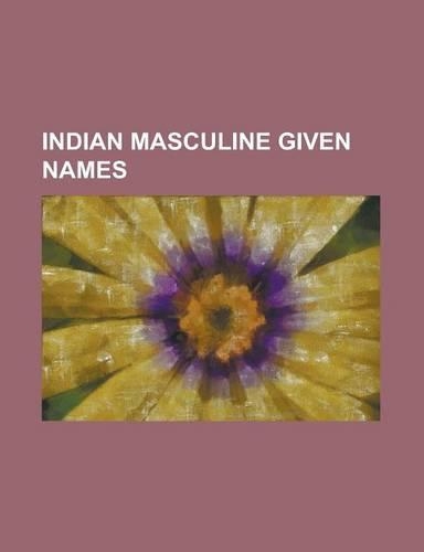 Indian Masculine Given Names