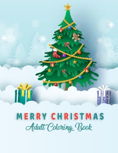 Merry Christmas Adult Coloring Book