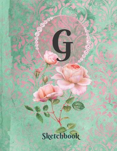 Basics Sketchbook for Drawing - Personalized Monogrammed Letter G