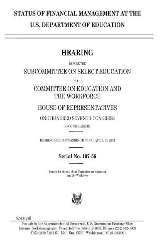 Status of Financial Management at the U.S. Department of Education