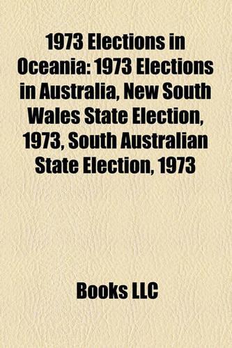 1973 Elections in Oceania