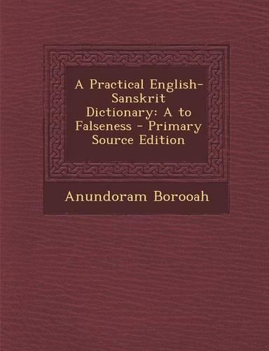 A Practical English-Sanskrit Dictionary