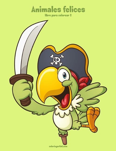 Animales felices libro para colorear 2