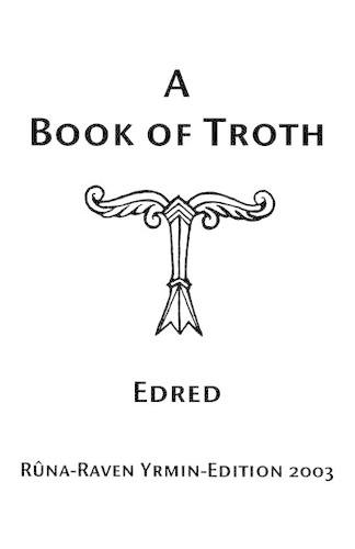 A Book of Troth: (English)