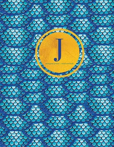 Initial J Notebook, Monogram Journal