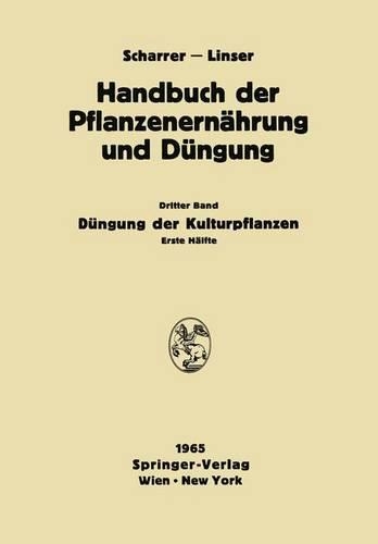 Dungung Der Kulturpflanzen