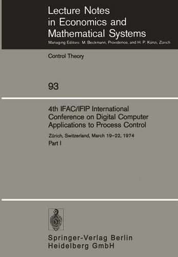 4th IFAC/IFIP International Conference on Digital Computer Applications to Process Control