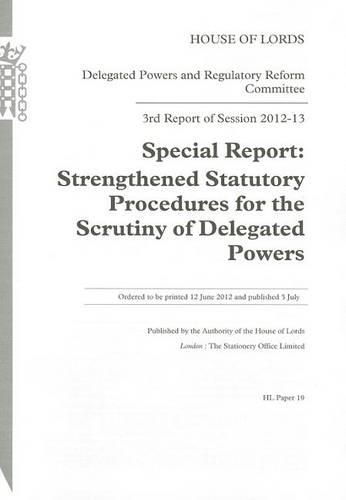 3rd report of session 2012-13