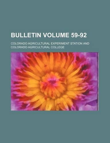 Bulletin Volume 59-92: (English)
