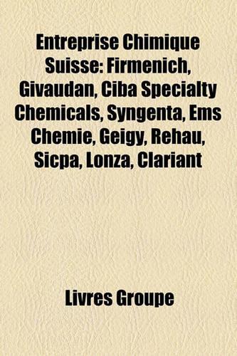 Entreprise Chimique Suisse