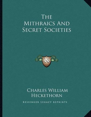 The Mithraics and Secret Societies