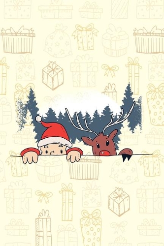 Funny Sweet Christmas - Journal Journal Lined about A5 FORMAT - notepad for school and work. Christmas theme, kids Kids