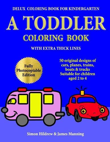 Delux Coloring Book for Kindergarten
